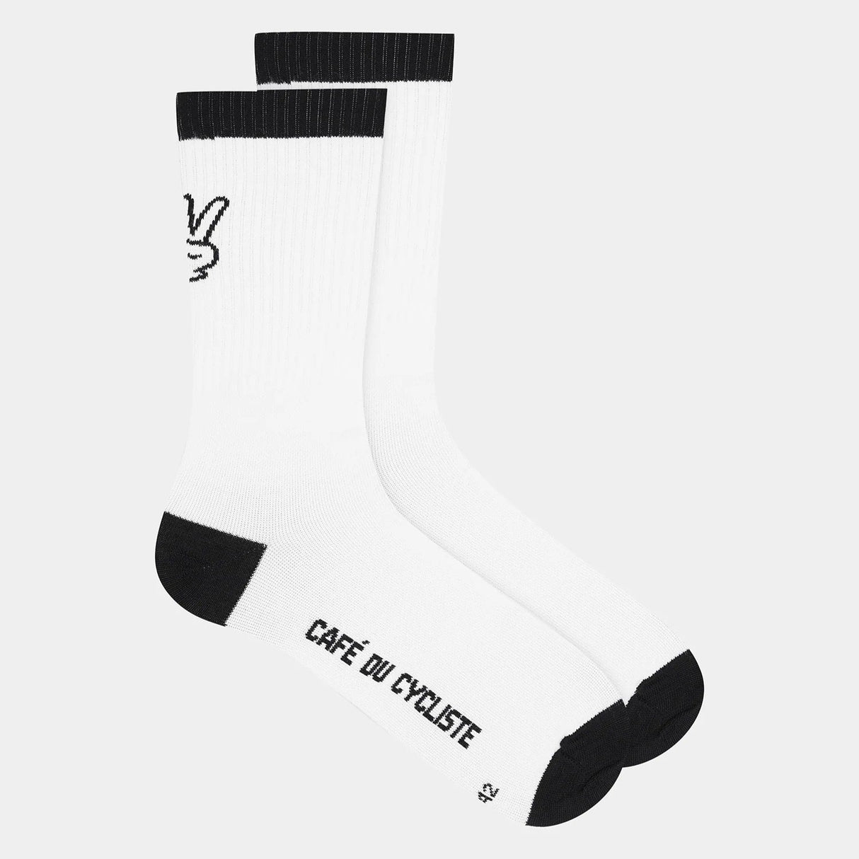 Calze invernali Cafe du Cycliste Motto - Bianco Café du Cycliste