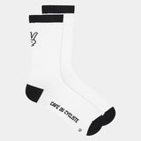 Calze invernali Cafe du Cycliste Motto - Bianco Café du Cycliste