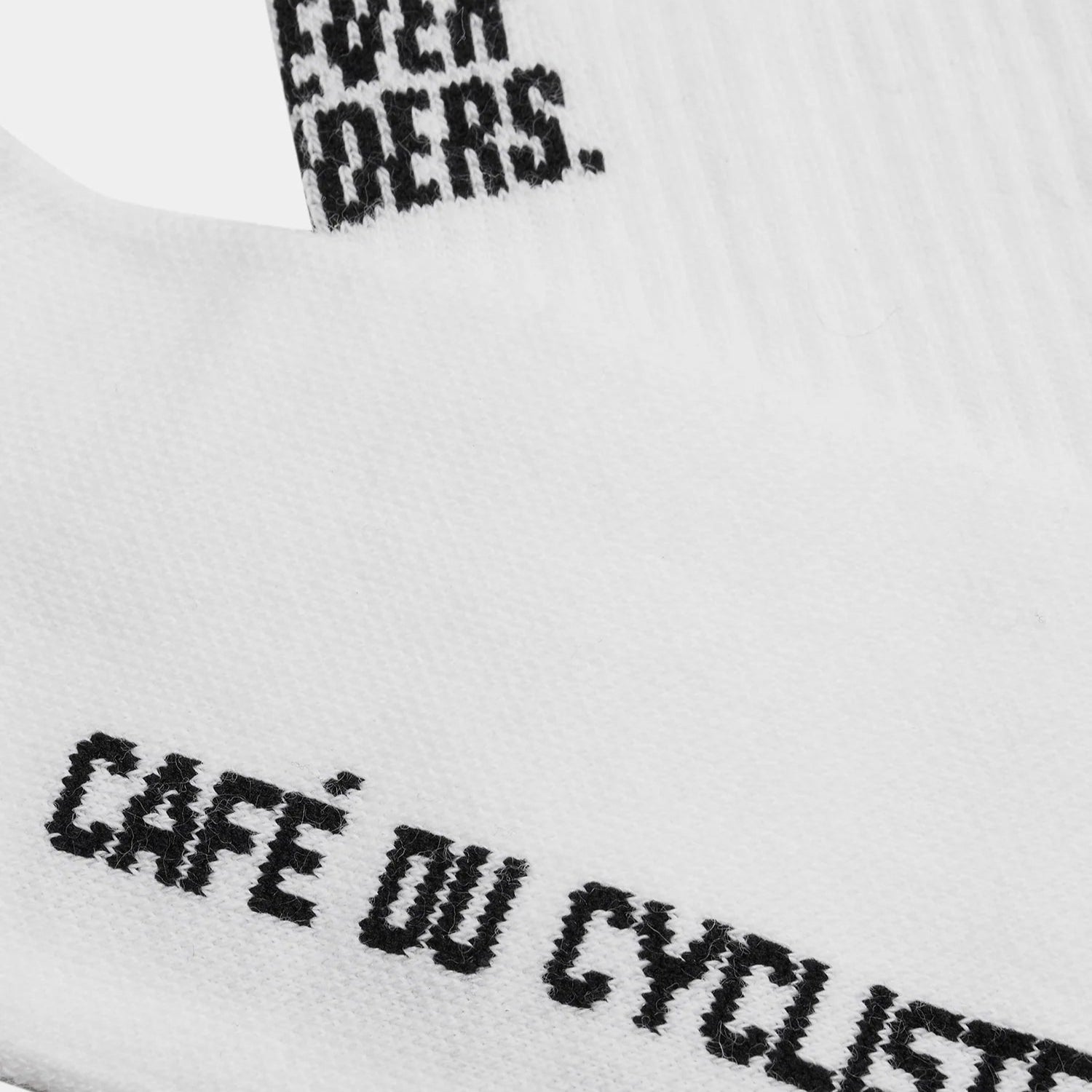 Calze invernali Cafe du Cycliste Motto - Bianco Café du Cycliste