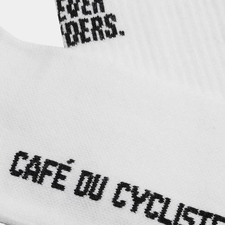 Calze invernali Cafe du Cycliste Motto - Bianco Café du Cycliste