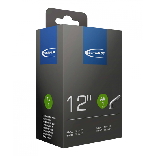 Schwalbe AV1 12x1.75/2.10 inner tube - 45° valve