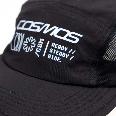 Cappellino Cosmos Collection 5 Panel - Nero All4cycling