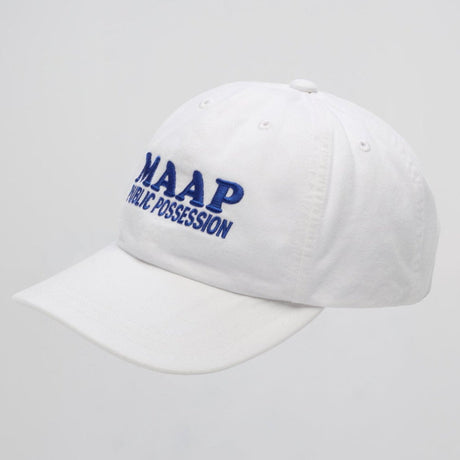 Cappellino Maap + Public Possession 6 Panel - Bianco Maap