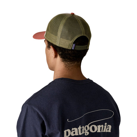 Cappellino Patagonia P-6 Logo LoPro Trucker - Bianco Patagonia