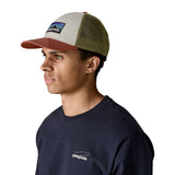 Cappellino Patagonia P-6 Logo LoPro Trucker - Bianco Patagonia