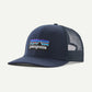 Cappellino Patagonia P-6 Logo Trucker - Blu
