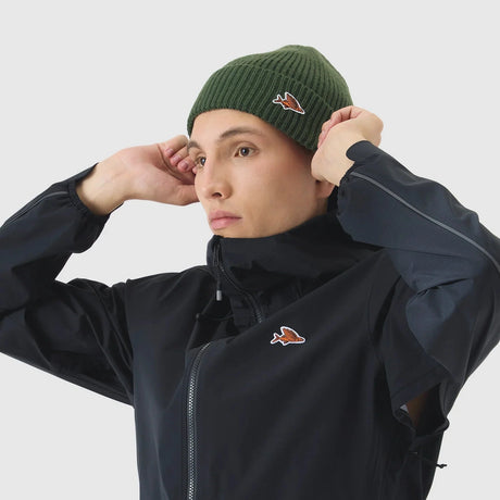 Cafe du Cycliste Josiane Merino Winter Cap - Green