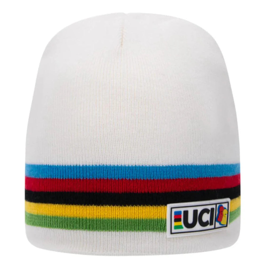 Cappello Santini UCI Rainbow - Bianco Santini