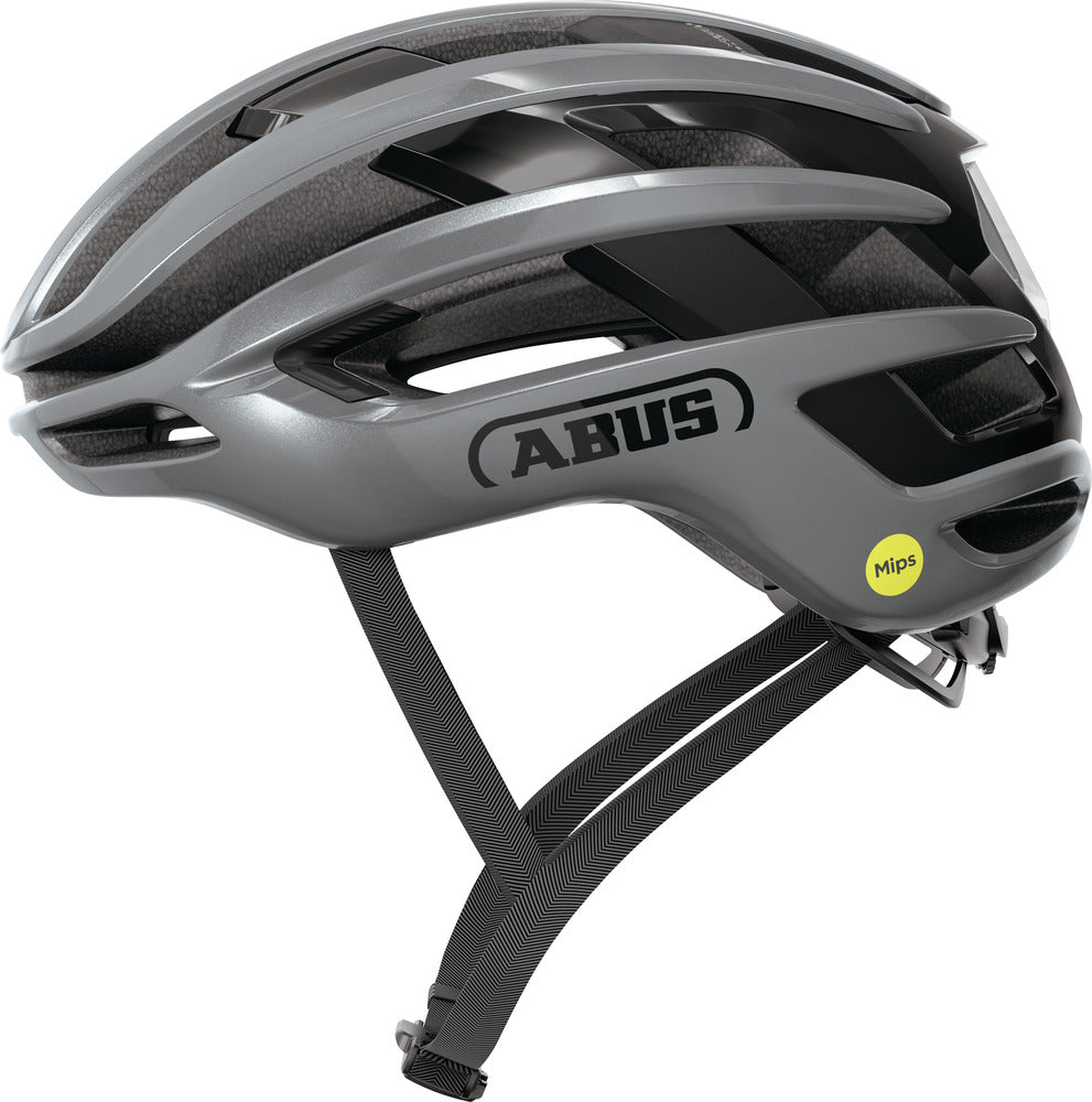 abus fahrradhelm mit brille Abus AirBreaker 2.0 Mips Helm - Grau