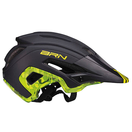 Casco BRN Skeggia - Nero giallo BRN