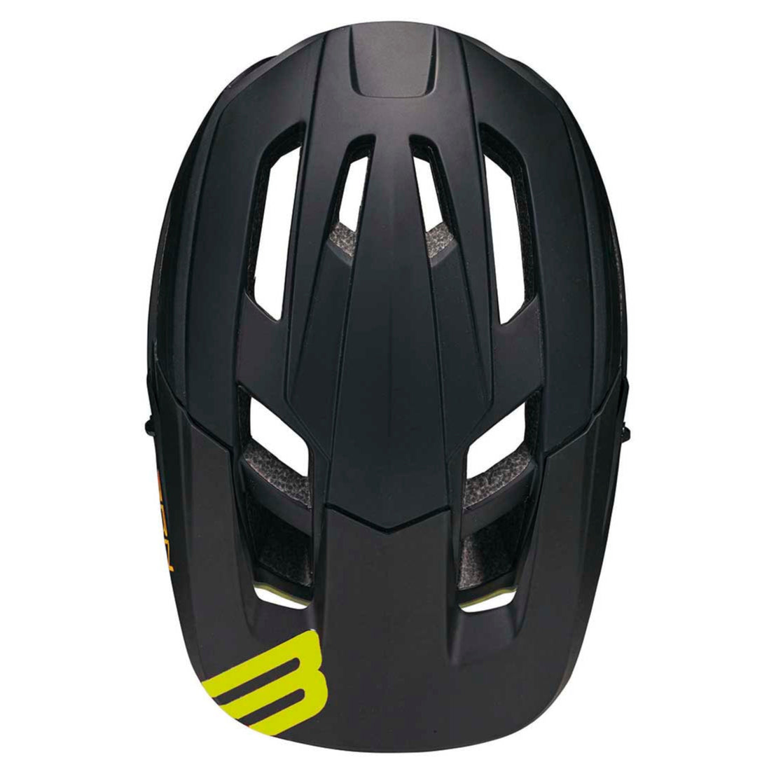 Casco BRN Skeggia - Nero giallo BRN