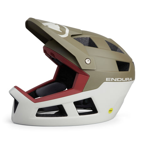 Casco Endura SingleTrack Full Face Mips - Verde Endura