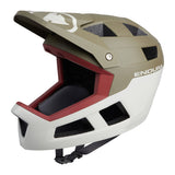 Casco Endura SingleTrack Full Face - Verde bianco Endura