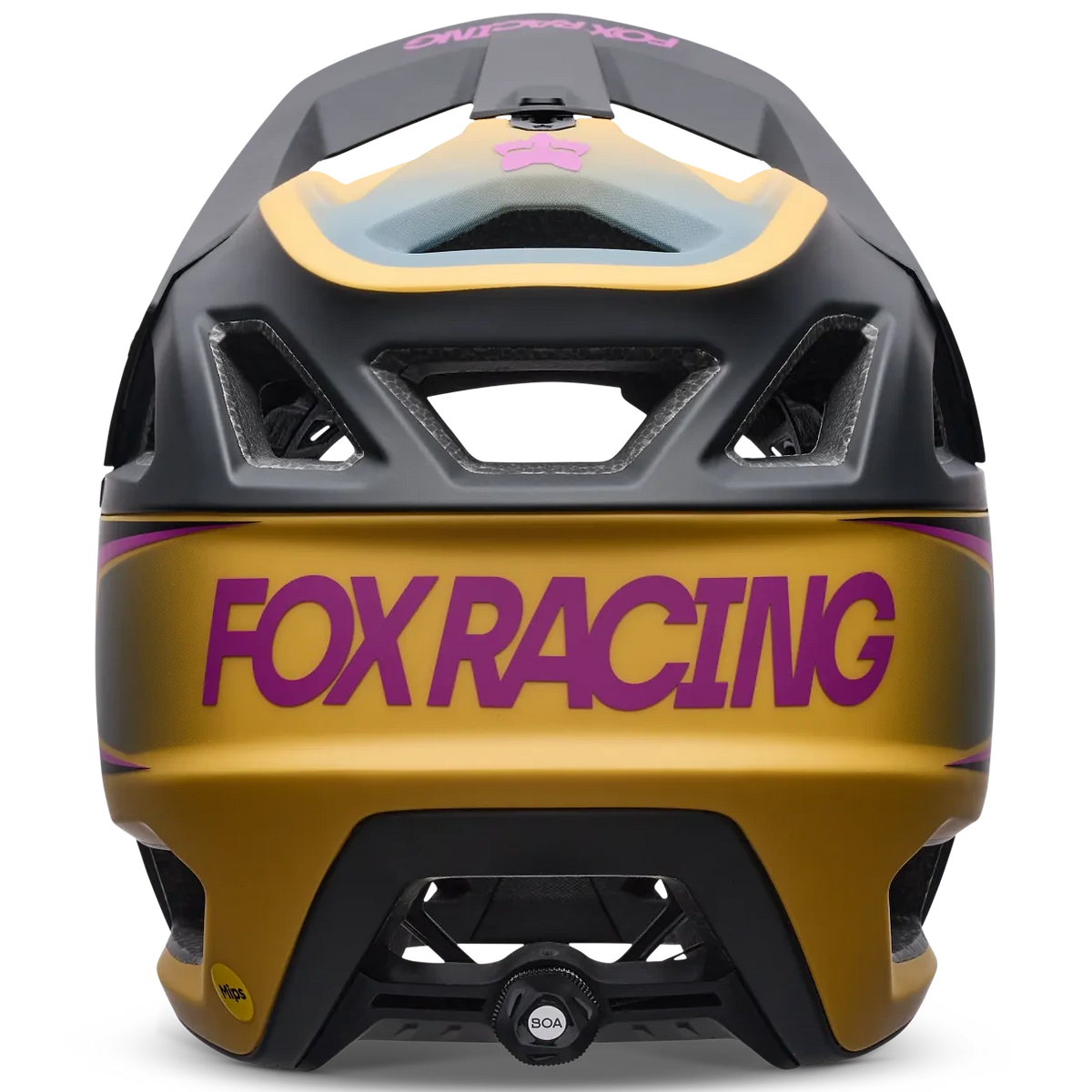 Casco Fox Proframe RS Heatstack - Dark yellow Fox