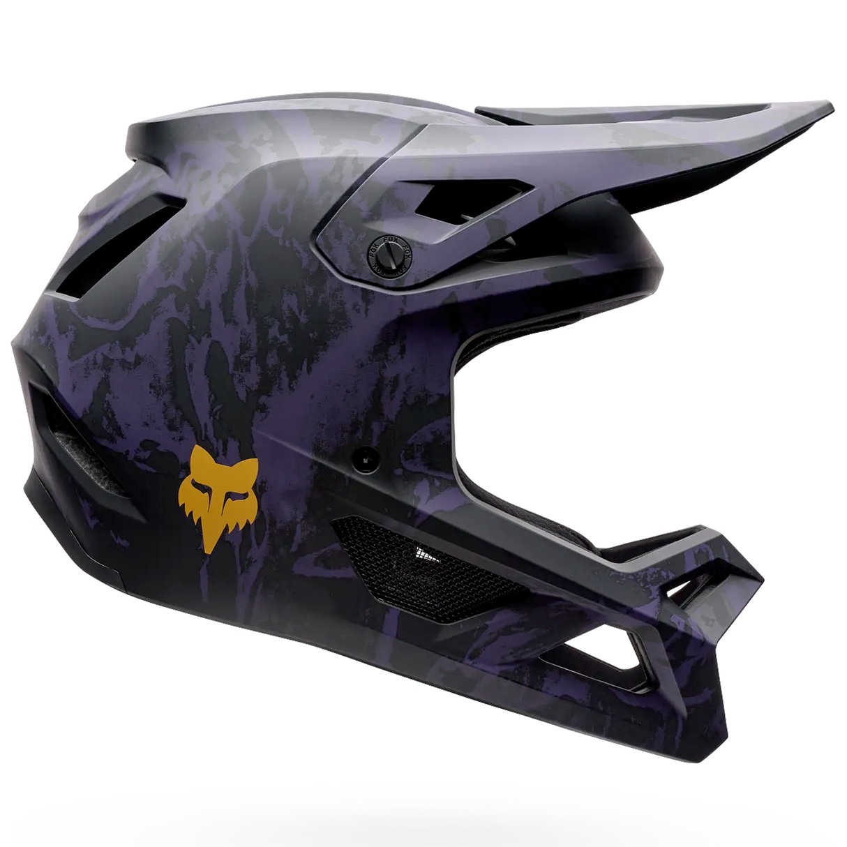 Helmet Fox Rampage Image Print - Purple