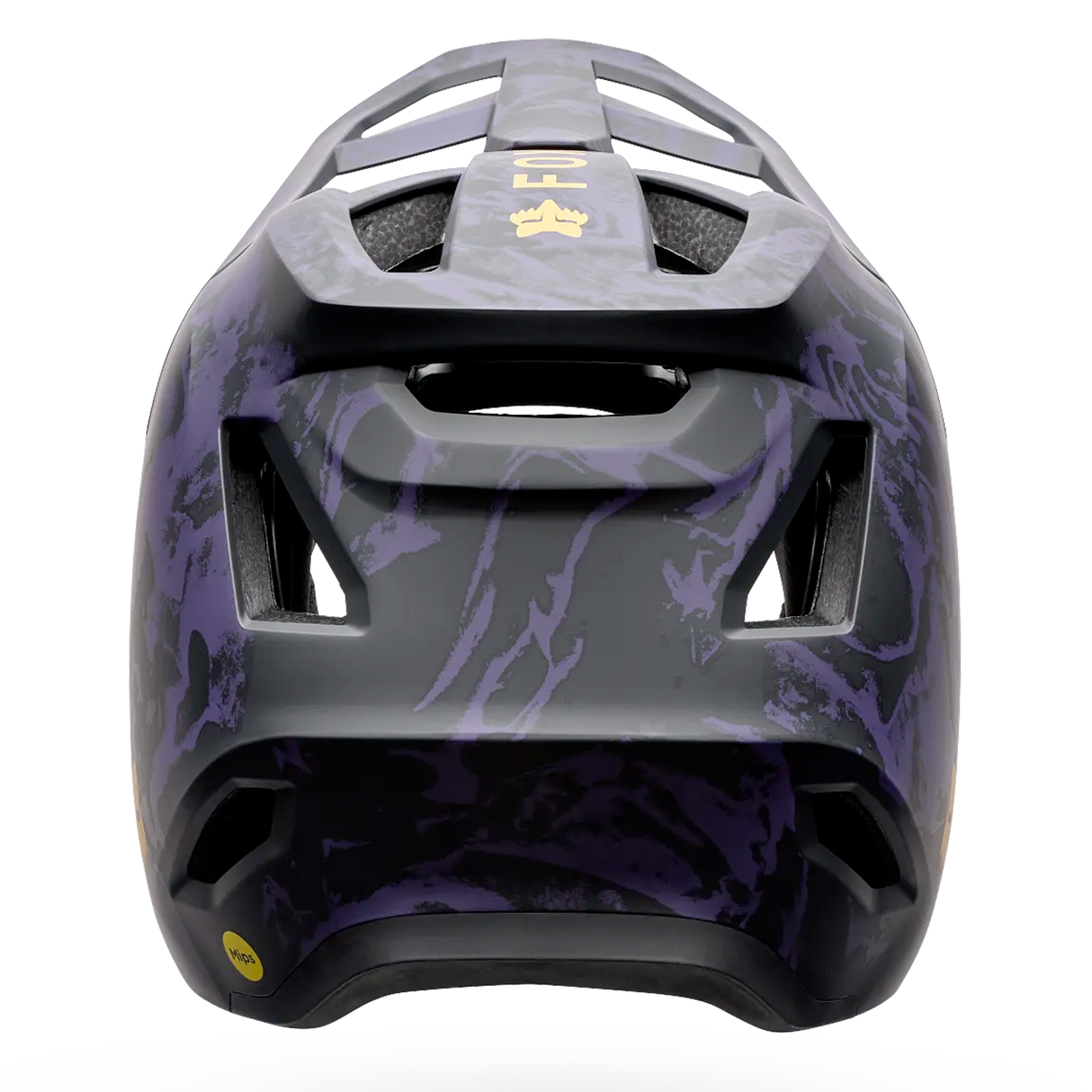 Helmet Fox Rampage Image Print - Purple