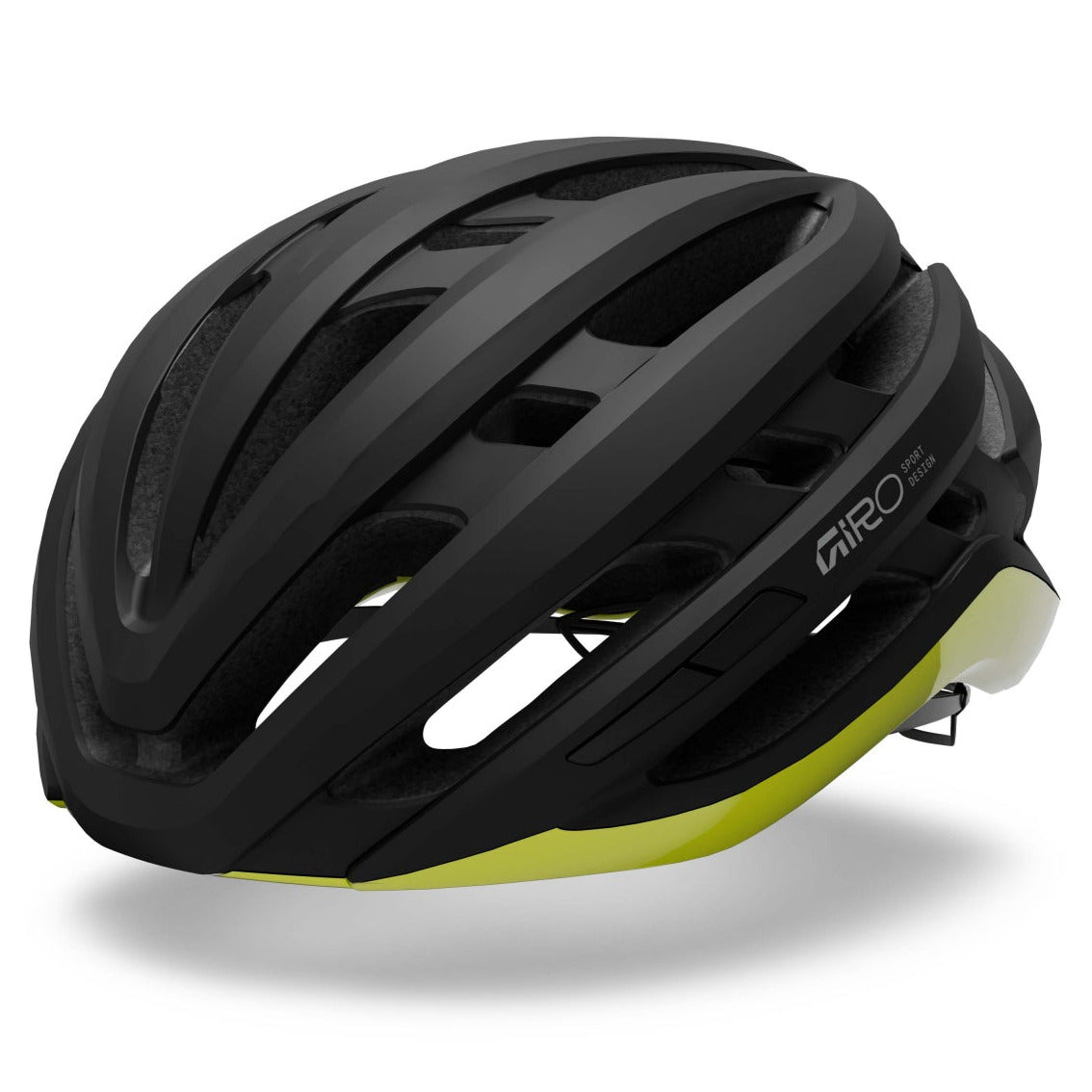 fahrradhelm gelb schwarz Helm Giro Agilis Mips - Schwarz Gelb
