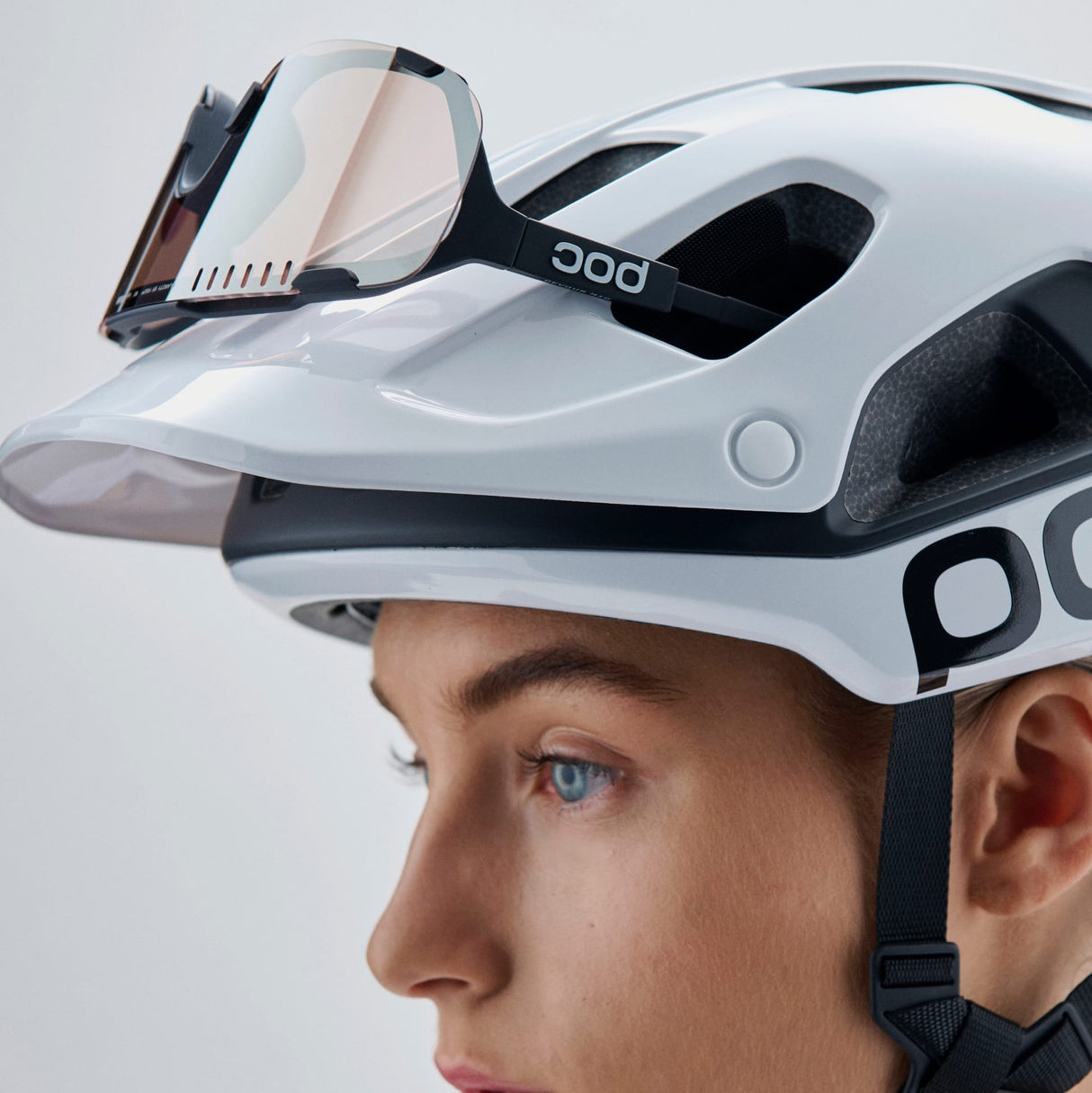 POC Cularis Pure Helmet - White black