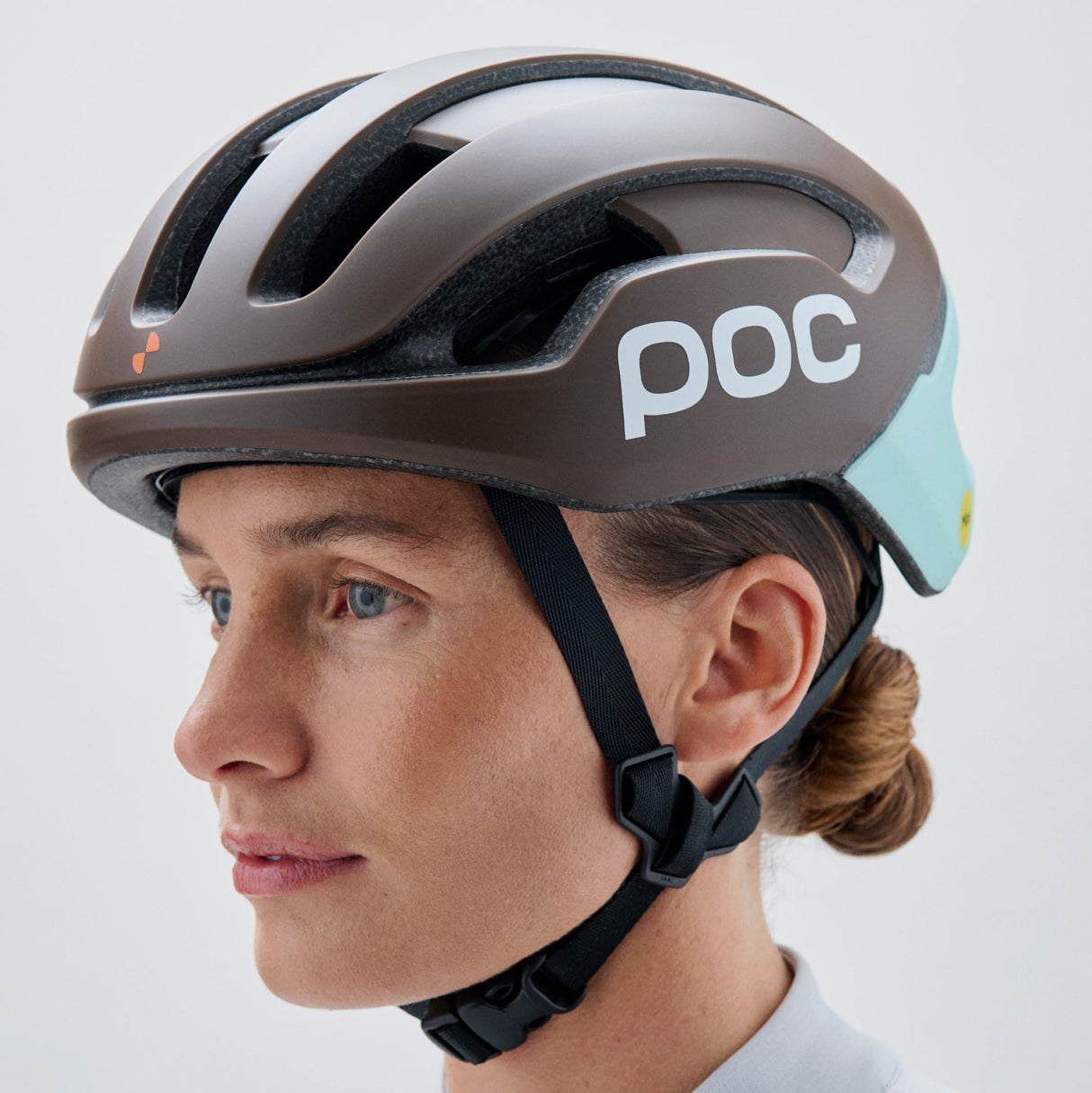 Casque Poc Omne Air Mips - Marron bleu