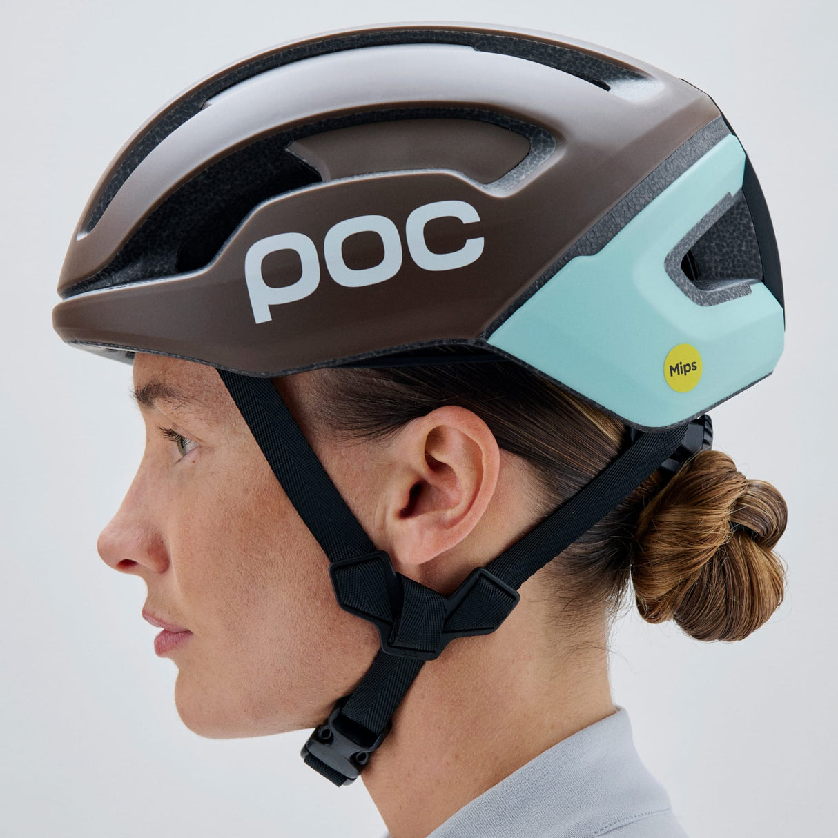 Casque Poc Omne Air Mips - Marron bleu