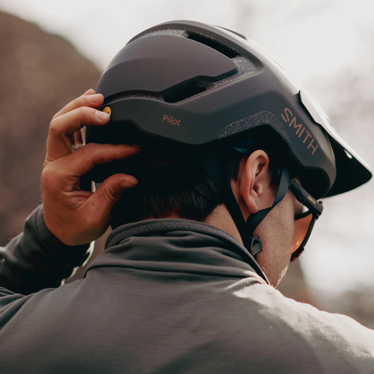 Casco Smith Pilot Mips - Grigio scuro Smith