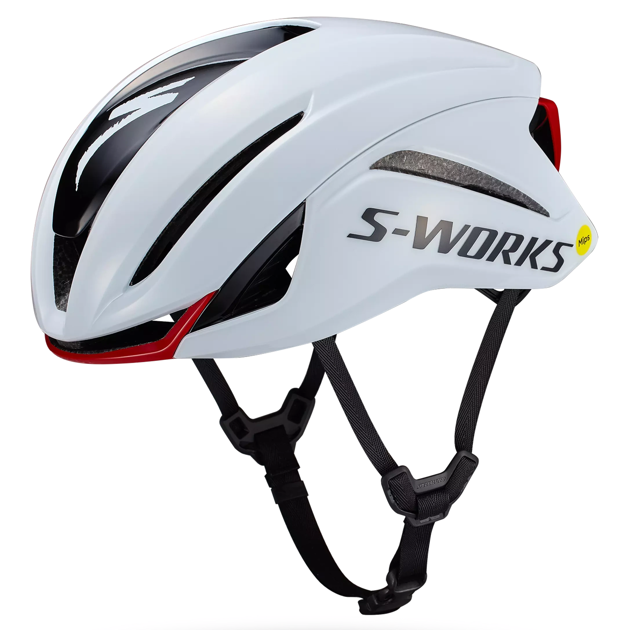Helm Specialized S-Works Evade 4 - Weiß rot