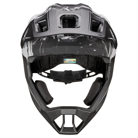 Casco Uvex React Junior Fullface - Nero bianco Uvex