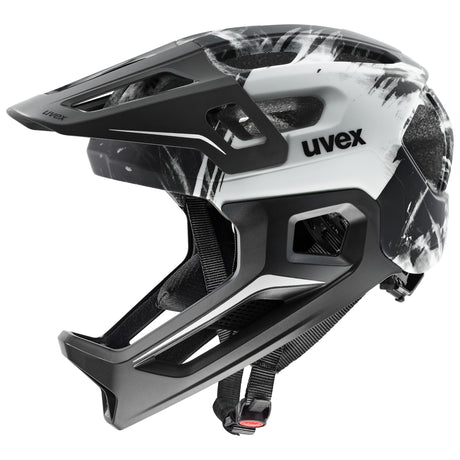 Casco Uvex React Junior Fullface - Nero bianco Uvex