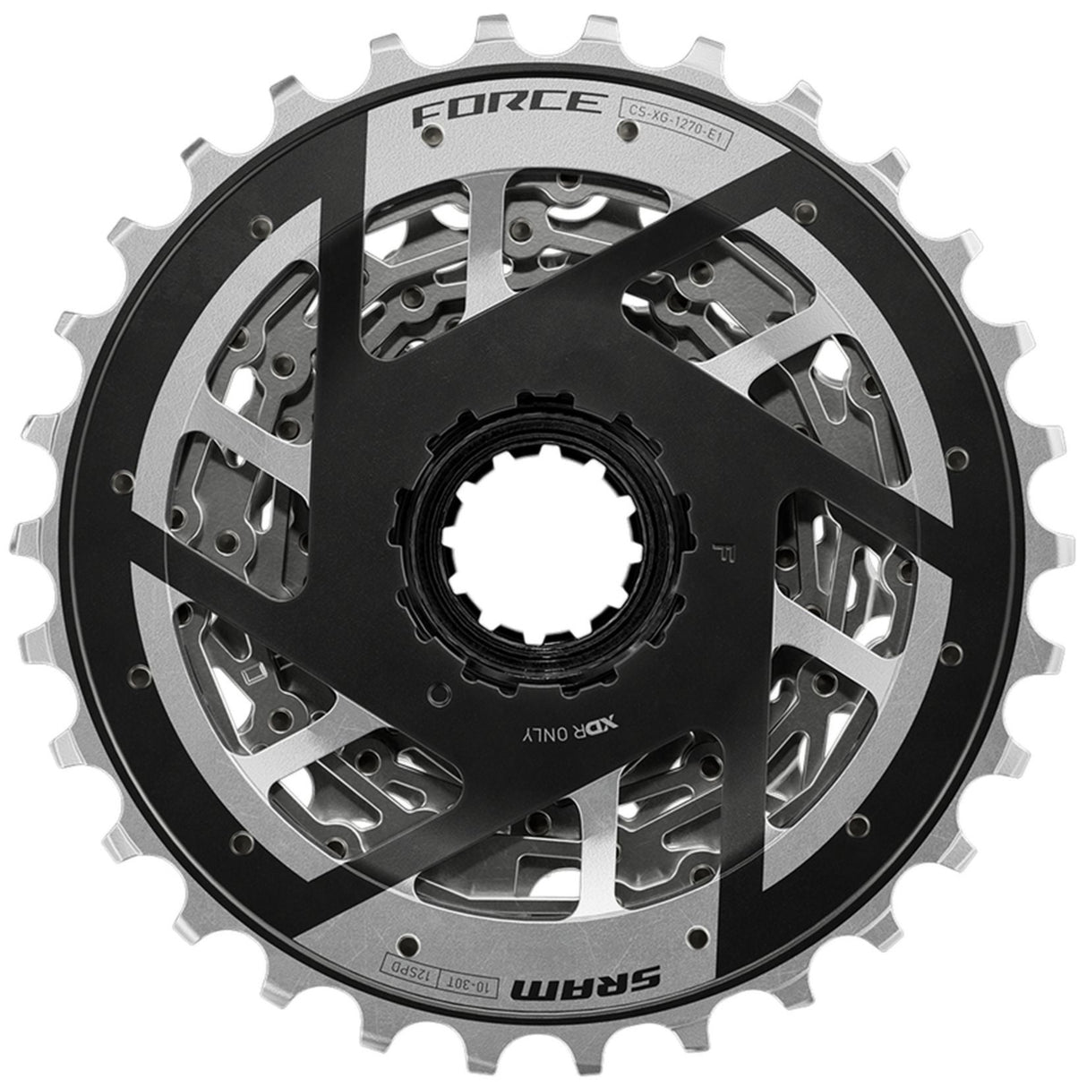 Cassetta Sram Force XG-1270 Silver E1 - 12v Sram