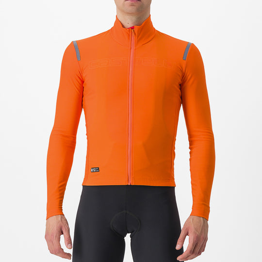 Maillot mangas largas Castelli Tutto Nano RoS - Naranja claro