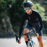 Maglia maniche lunghe donna Ale Pragma Color block - Nero nero - Q