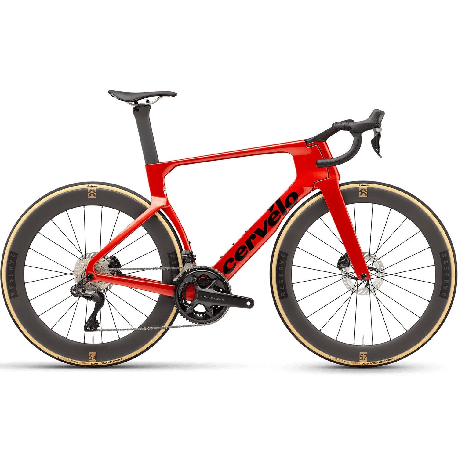 rosso rennrad Cervelo S5 Ultegra Di2 - Rot
