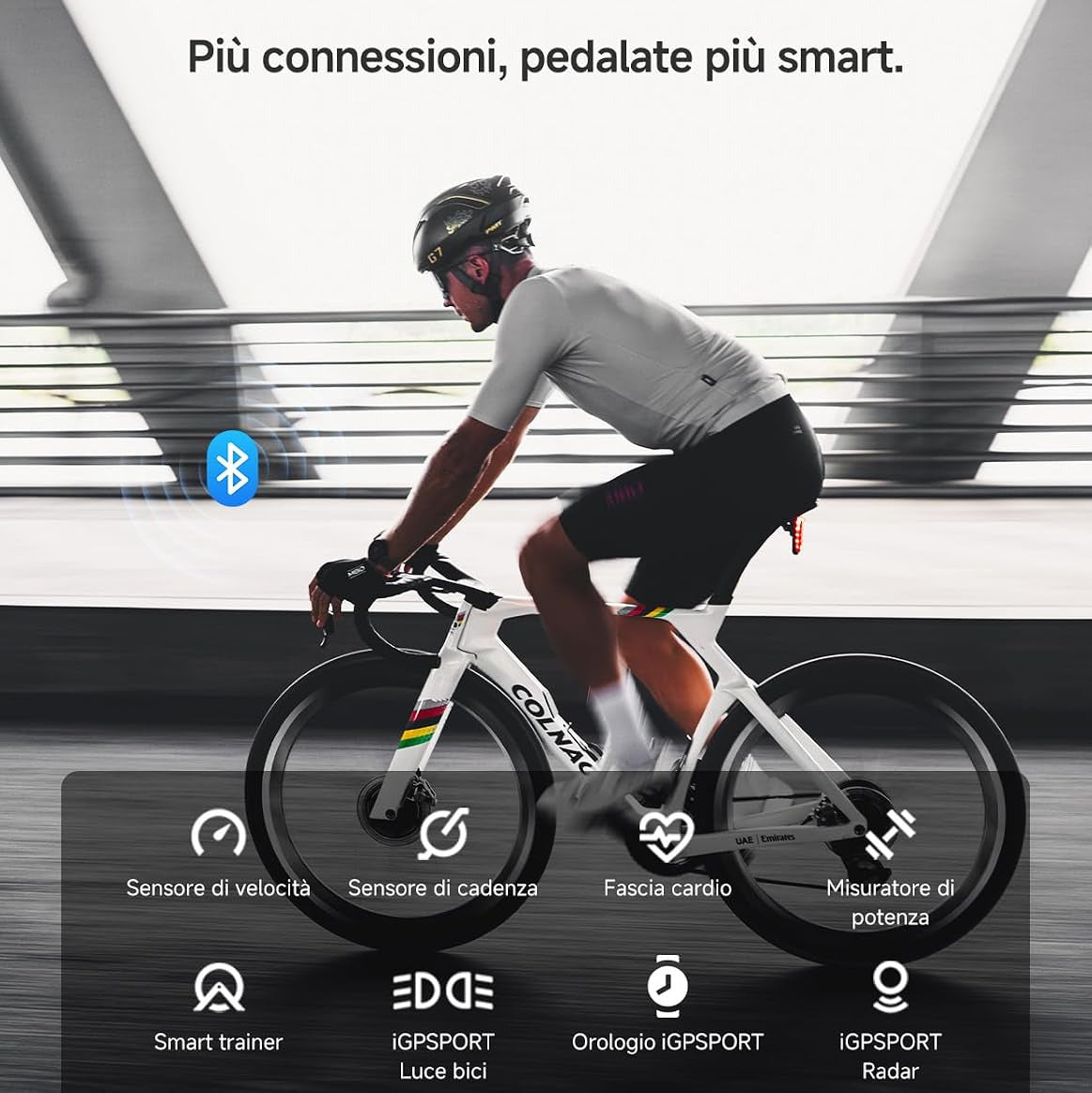 Ciclocomputador GPS iGPSPORT BSC200 Pro - Negro
