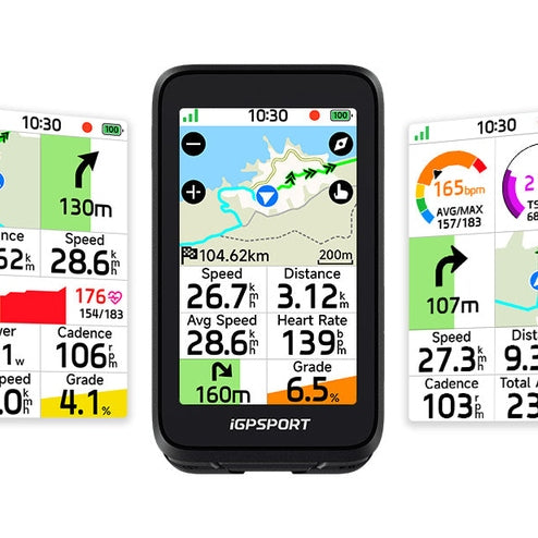 iGPSPORT BiNavi Air GPS fahrradcomputer - Schwarz