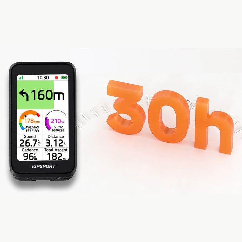 hervis fahrradcomputer iGPSPORT BiNavi Air GPS fahrradcomputer - Schwarz