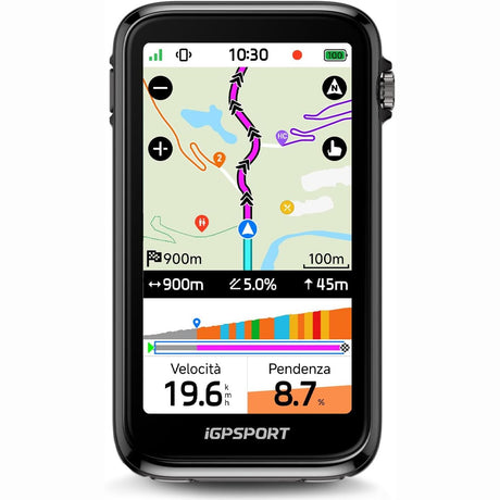 GPS-Fahrradcomputer iGPSPORT BiNavi Ultra - Schwarz