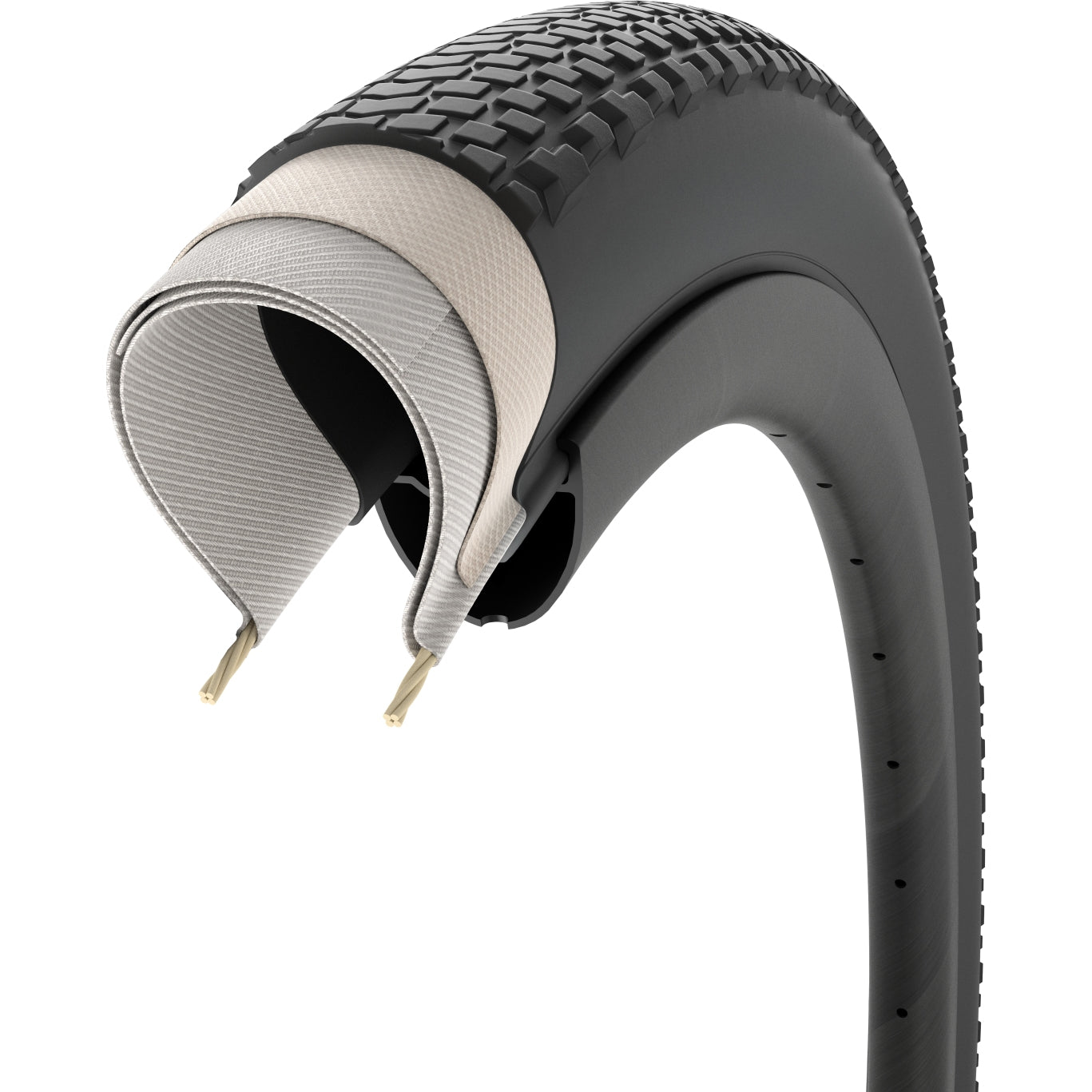 Pirelli CINTURATO™ GRAVEL H ブラック７００×45c Pirelli Cinturato Gravel H Performance Line TLR 700x45 Tire