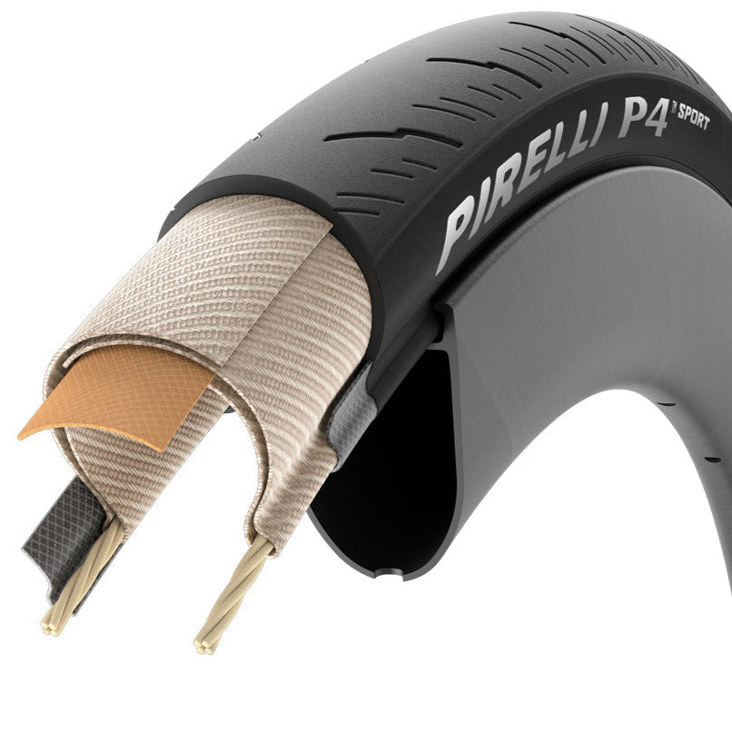 Pneu de route Pirelli P4 Sport - 700x28 - G