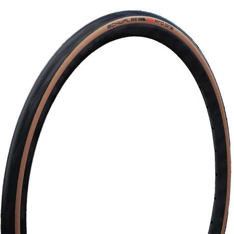 Clincher Schwalbe Pro One Evo Super Race Addix Race TLE 700x28 - Brown