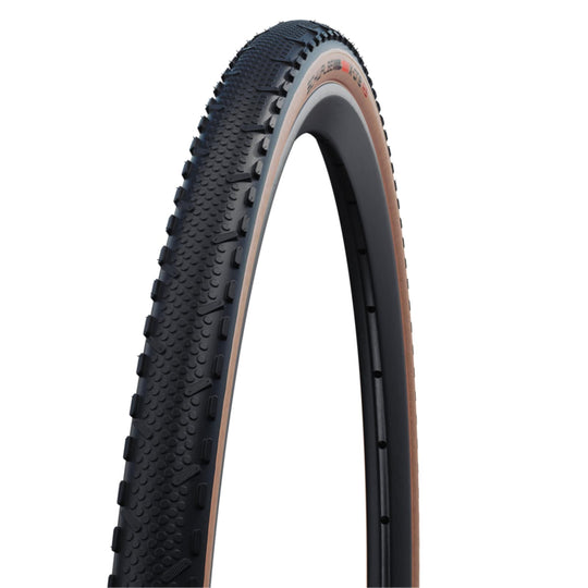Cubierta Schwalbe X-One RS EVO Addix Super Race TLE 700x33c - Marron