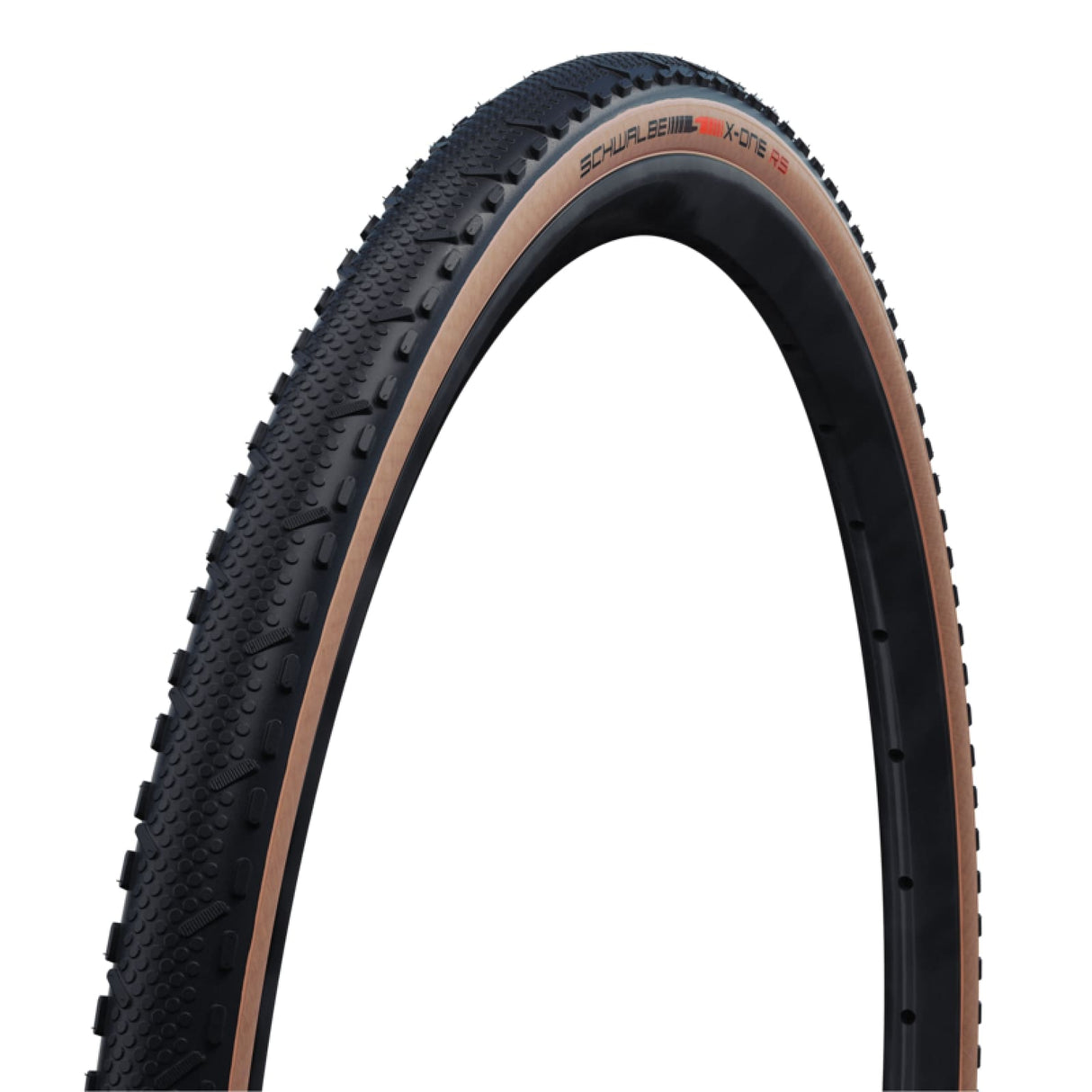 Pneu de route Schwalbe X-One RS EVO Addix Super Race TLE 700x33c - Marron