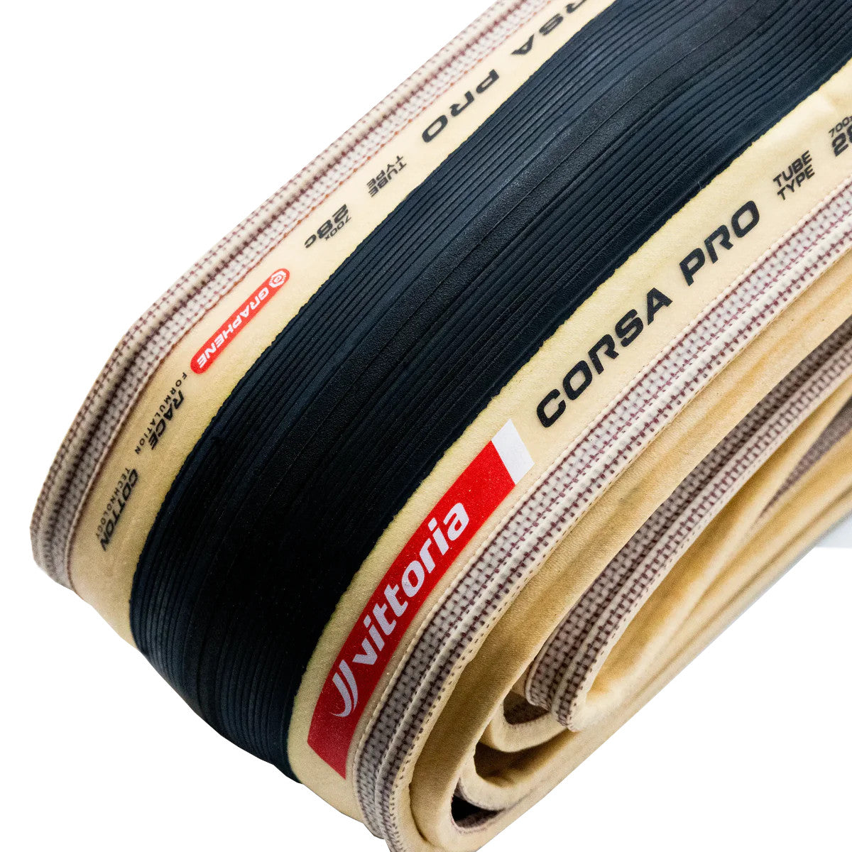 Vittoria Corsa Pro G2.0 Tube Type 700x28c - Black tan |