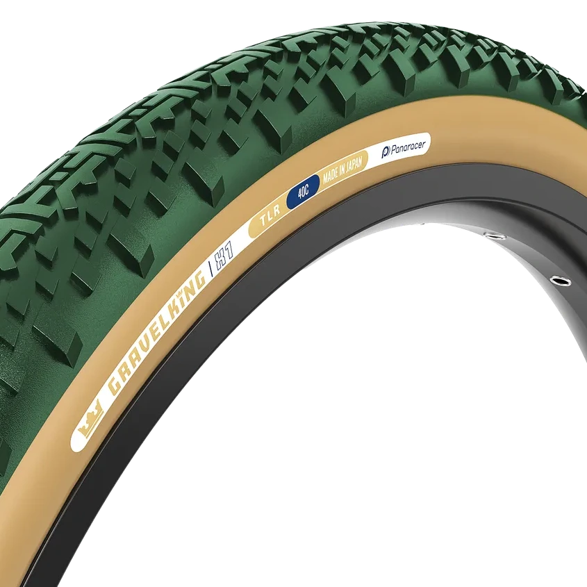 Panaracer Gravelking X1 TLR Reifen 700x50 - British Racing Green