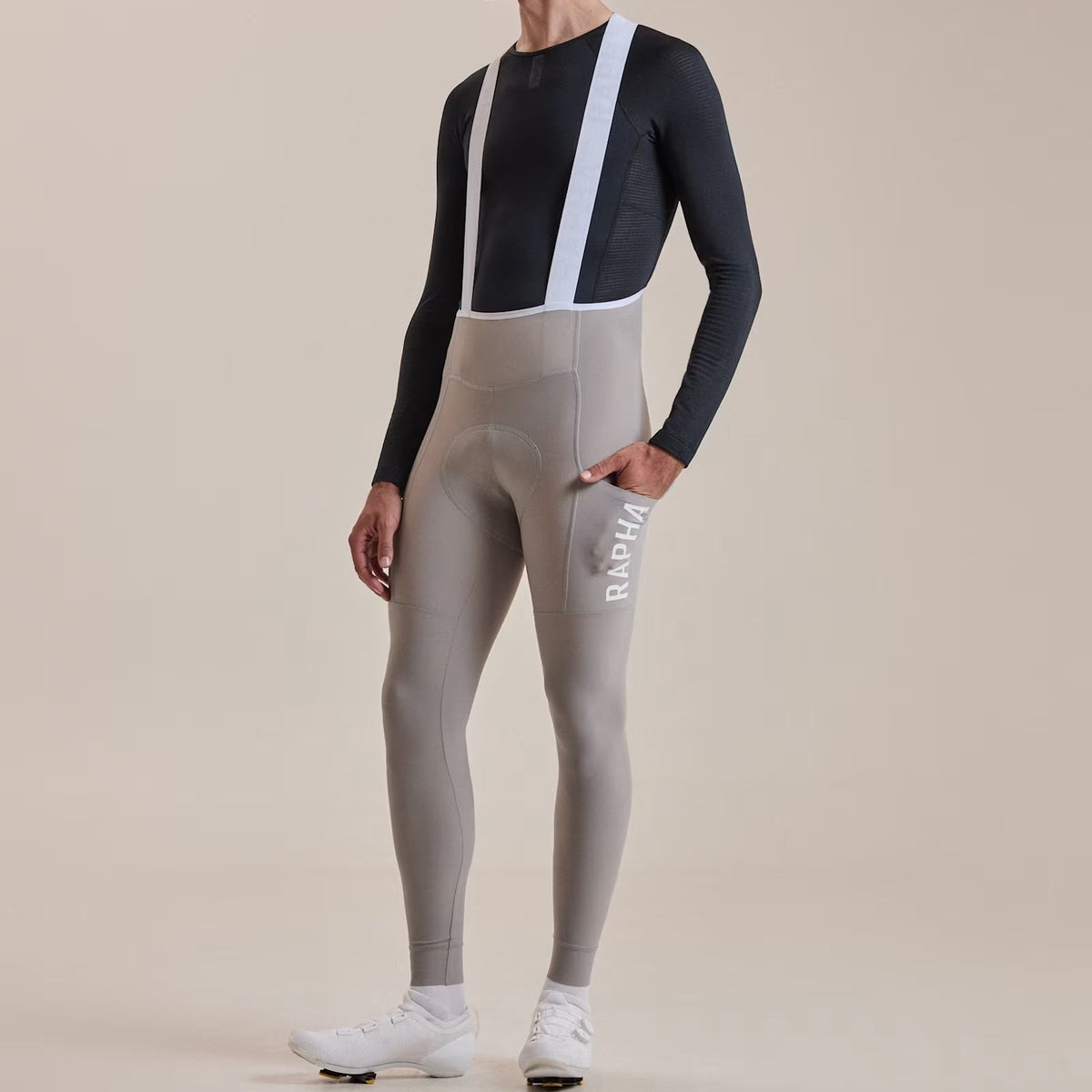 Calzamaglia Rapha Pro Team Lightweight Cargo - Grigio chiaro