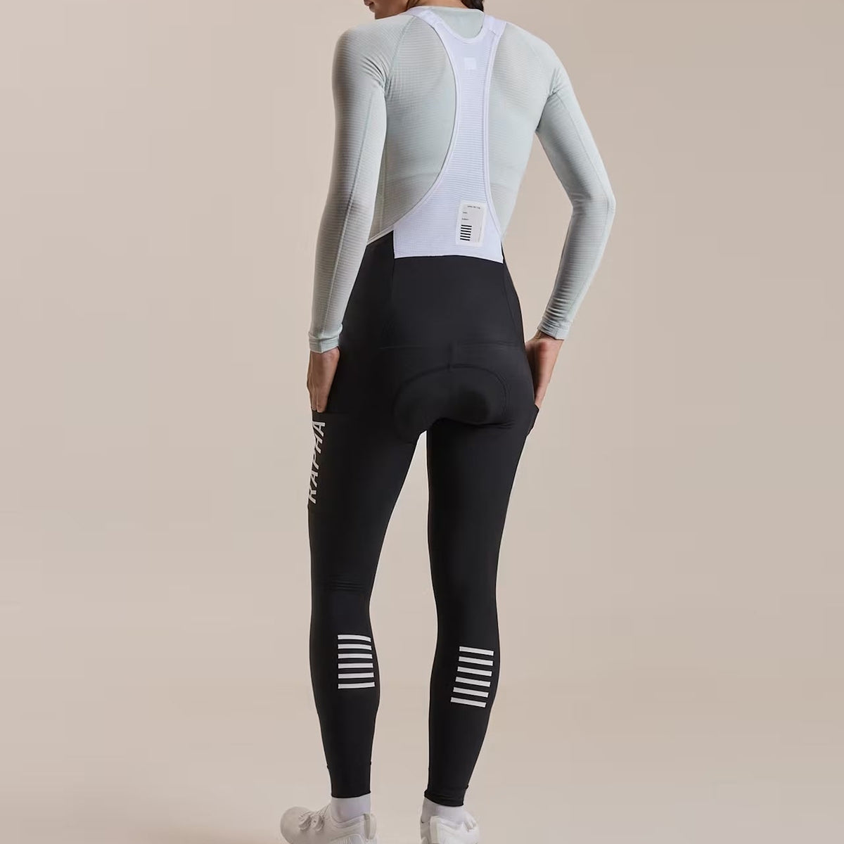 Rapha Pro Team Lightweight Cargo frau lange tragerhose - Schwarz
