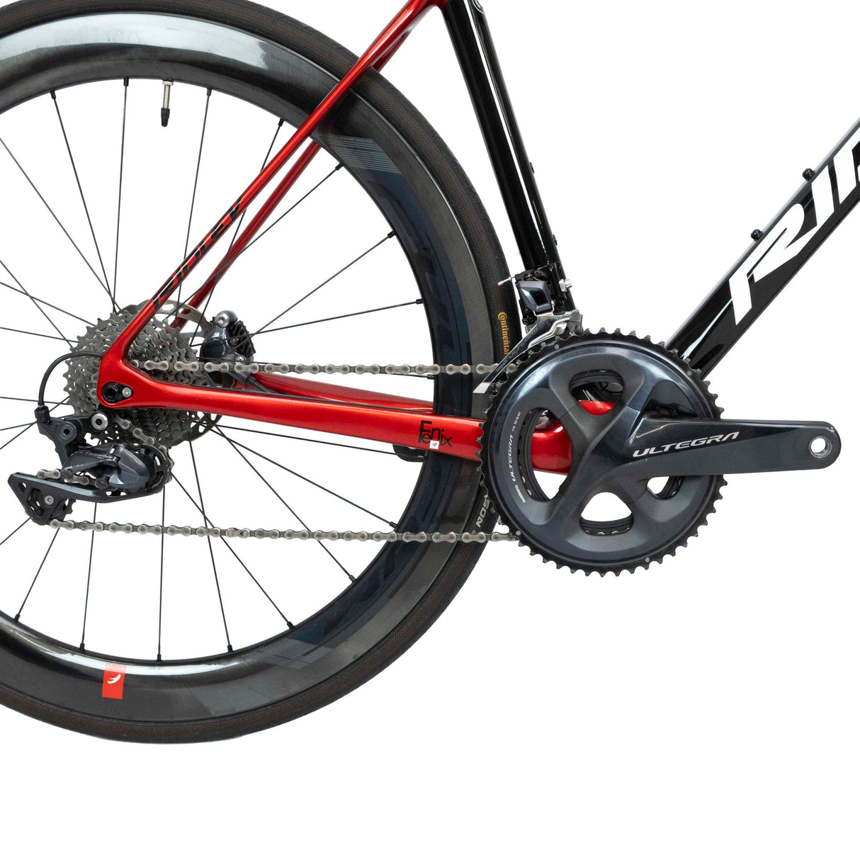 Ridley Fenix Disc Ultegra - Nero rosso
