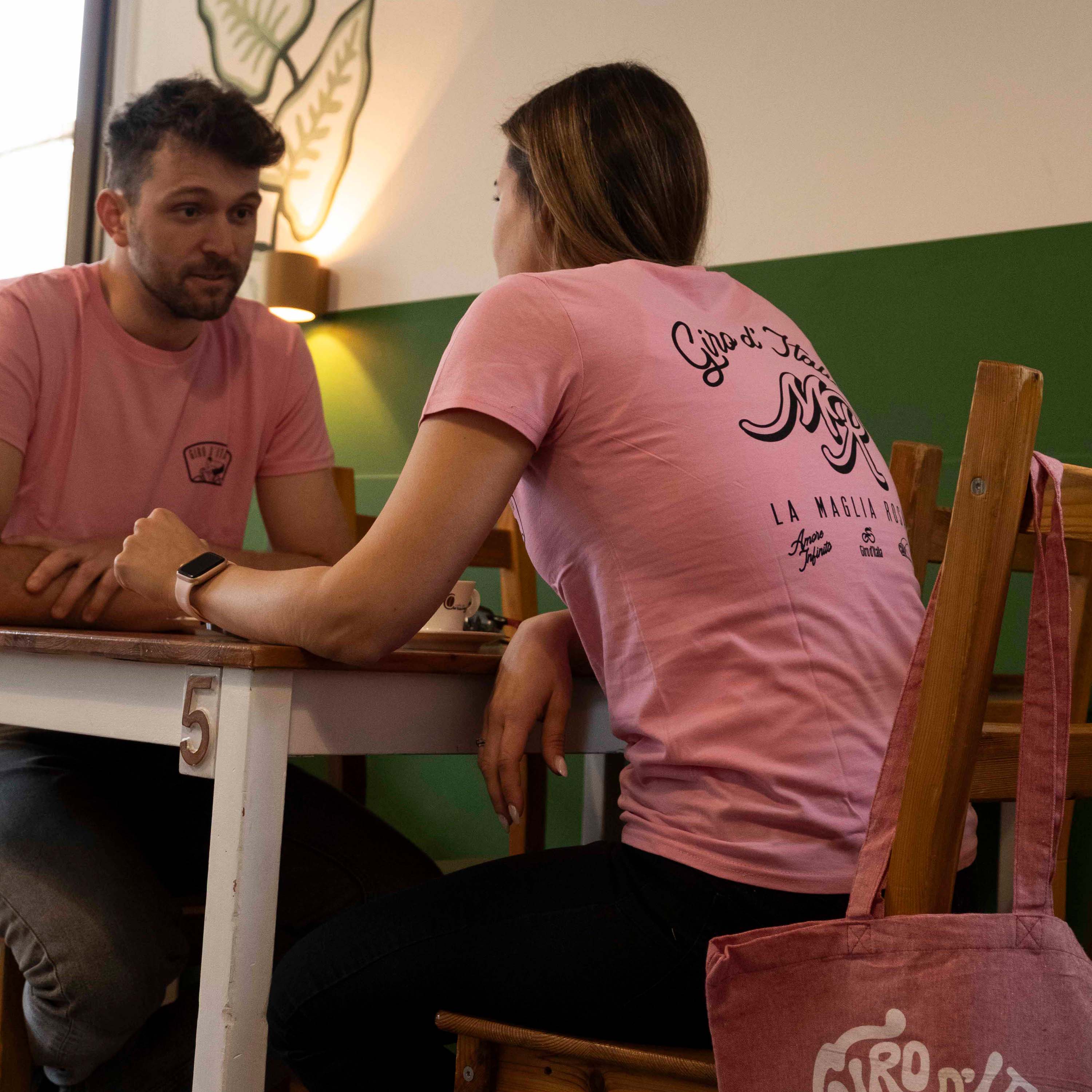 T-shirt Maillot Rosa Mujer Giro d'Italia