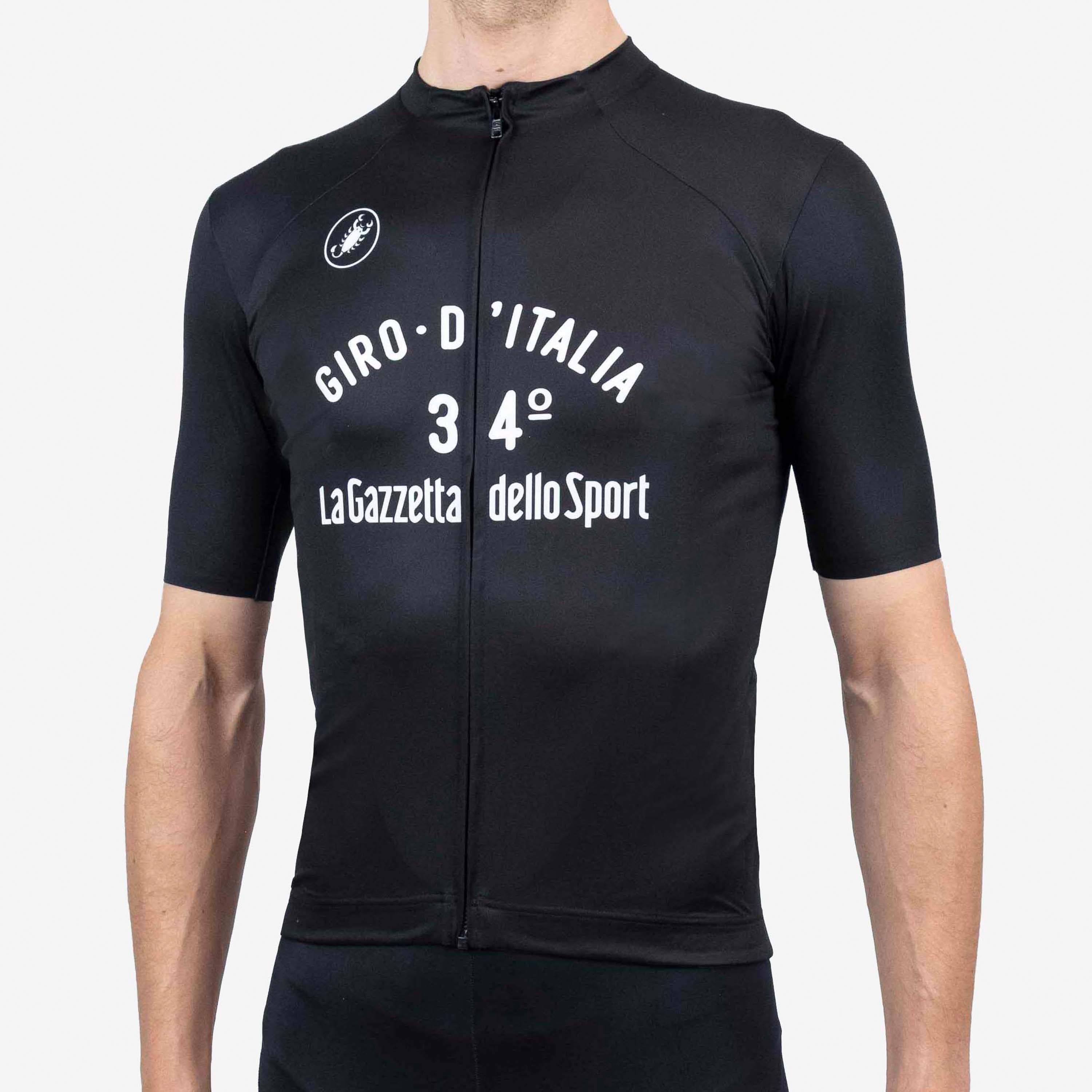 Maillot Vintage Giro d'Italia 2026 - Negro