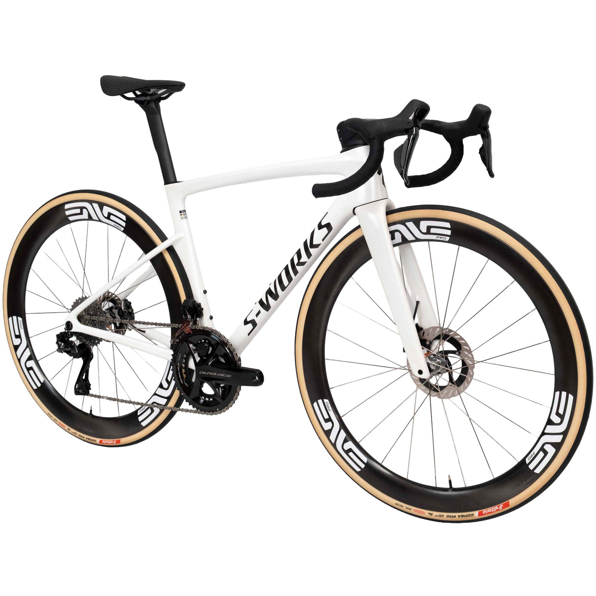 Specialized S-Works Tarmac SL9 Shimano Dura-Ace Enve Pro - Weiß