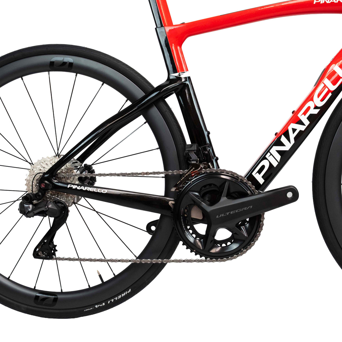 Pinarello F7 Disk Ultegra Di2 Ultra rapide - Rouge noir